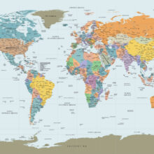 Παγκόσμιος χάρτης Ελληνικά