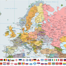 μεγάλος χάρτης Ευρώπης