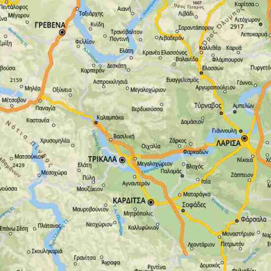 Μεγάλος Χάρτης Ελλάδας GR-235 - Χάρτες: