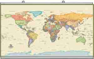 Παγκόσμιος χάρτης πολιτικός στα Ελληνικά . Παγκόσμιος πολιτικός & γεωφυσικός χάρτης. Πολύ λεπτομερής & διακοσμητικός χάρτης πολιτικός. (191). Παραγγελία σε ότι μέγεθος και υλικό θέλετε.