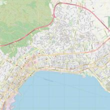 χάρτης Θεσσαλονίκης με οδούς